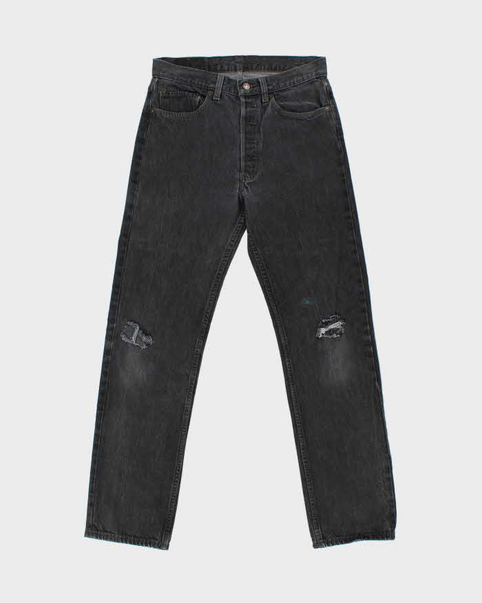 Vintage 1987 Levi's 501 Red Tag Made In USA Straight Leg Distressed Denim Jeans - W31 L32