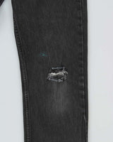 Vintage 1987 Levi's 501 Red Tag Made In USA Straight Leg Distressed Denim Jeans - W31 L32