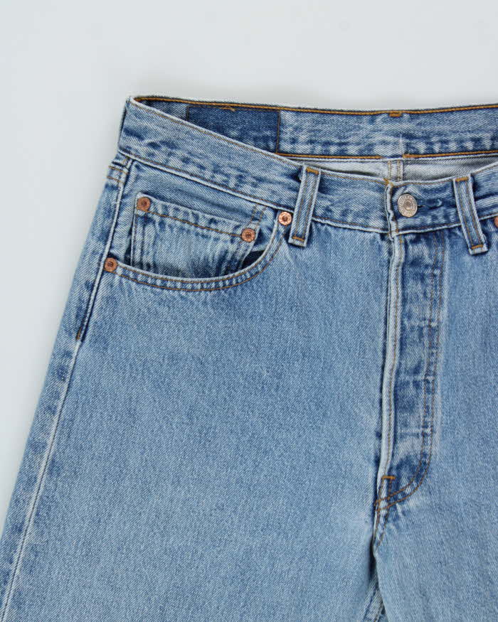 Vintage 1997 Levi's 501 Red Tag Made In USA Straight Leg Denim Jeans - W32 L34