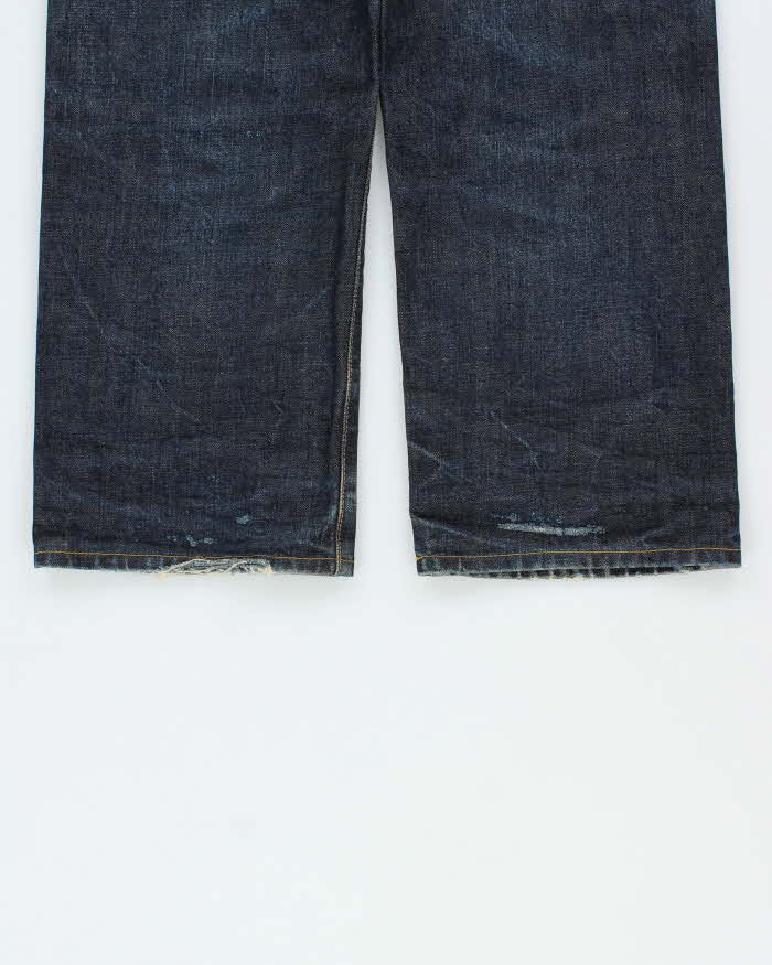 Vintage Y2K 00s Eight G Japanese Raw Selvedge Denim Wide Leg Jeans - W30 L27
