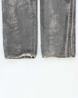 AW2019 Dolce &amp; Gabbana Distressed Low Rise Denim Straight Leg Jeans - W32 L32