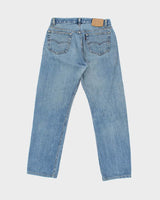 Vintage 1998 Levi's 501 Red Batwing Tag Straight Leg Denim Jeans - W32 L30