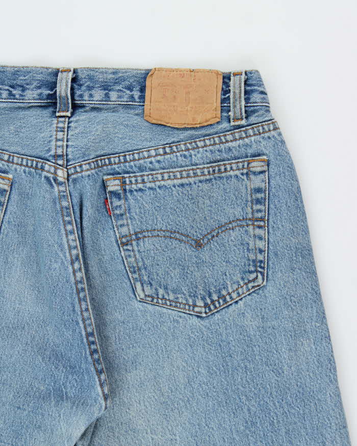 Vintage 1998 Levi's 501 Red Batwing Tag Straight Leg Denim Jeans - W32 L30