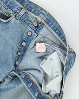 Vintage 1998 Levi's 501 Red Batwing Tag Straight Leg Denim Jeans - W32 L30