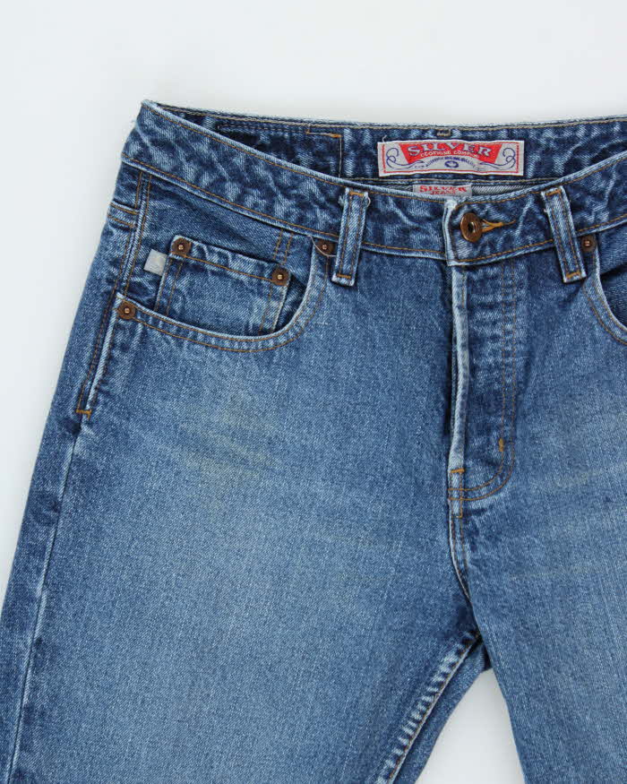 Vintage 1990s Silver Clothing Bootcut Denim Jeans - W28 L33