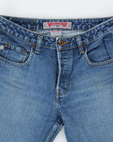 Vintage 1990s Silver Clothing Bootcut Denim Jeans - W28 L33