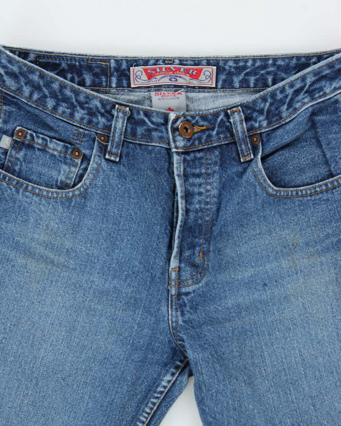 Vintage 1990s Silver Clothing Bootcut Denim Jeans - W28 L33