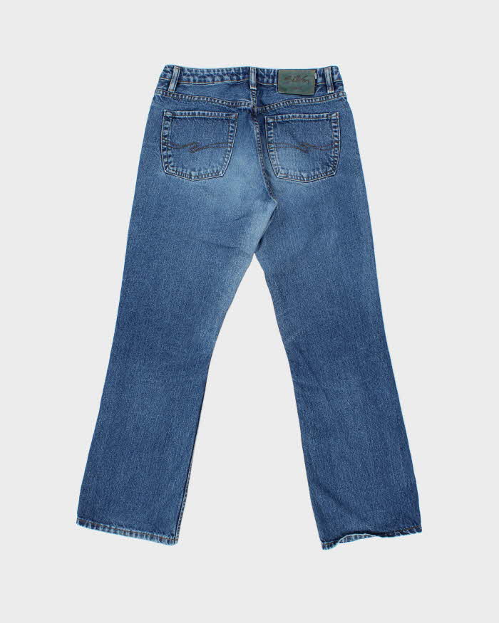 Vintage 1990s Silver Clothing Low Rise Denim Bootcut Jeans - W30 L30