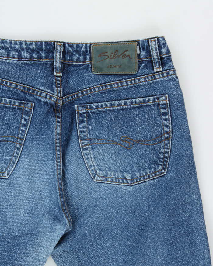 Vintage 1990s Silver Clothing Low Rise Denim Bootcut Jeans - W30 L30