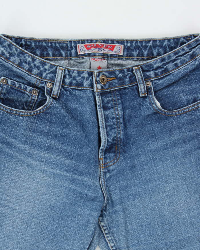 Vintage 1990s Silver Clothing Low Rise Denim Bootcut Jeans - W30 L30
