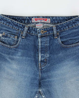 Vintage 1990s Silver Clothing Bootcut Denim Jeans - W29 L32