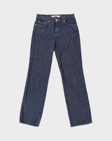 Vintage Y2K 00s Mavi 'Molly' Raw Selvedge Denim Low Rise Flared Jeans - W28 L32