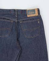 Vintage Y2K 00s Mavi 'Molly' Raw Selvedge Denim Low Rise Flared Jeans - W28 L32