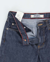 Vintage Y2K 00s Mavi 'Molly' Raw Selvedge Denim Low Rise Flared Jeans - W28 L32