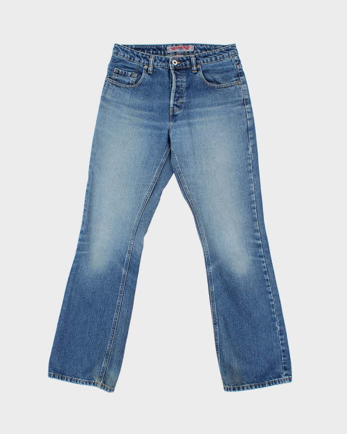 Vintage 1990s Silver Clothing Low Rise Bootcut Denim Jeans - W29 L32