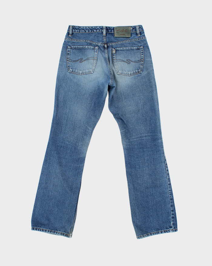 Vintage 1990s Silver Clothing Low Rise Bootcut Denim Jeans - W29 L32