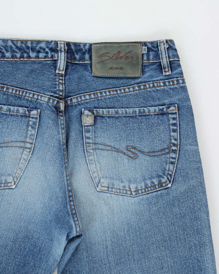 Vintage 1990s Silver Clothing Low Rise Bootcut Denim Jeans - W29 L32