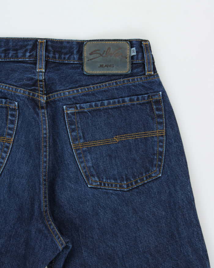 Vintage 1990s Silver Clothing Wide Straight Leg Jeans - W30 L30