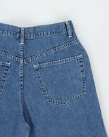 Vintage 1990s Buffalo David Bitton Ultra Wide Leg Chambray Denim Jeans - W29 L30