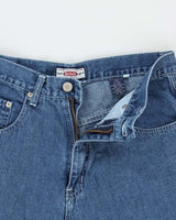 Vintage 1990s Buffalo David Bitton Ultra Wide Leg Chambray Denim Jeans - W29 L30