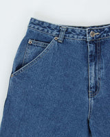 Vintage 1990s Contrast USA Ultra Wide Leg Denim Skater Jeans - W28 L32