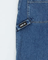 Vintage 1990s Contrast USA Ultra Wide Leg Denim Skater Jeans - W28 L32