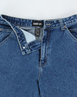 Vintage 1990s Contrast USA Ultra Wide Leg Denim Skater Jeans - W28 L32