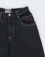 Vintage 1990s Nevada Contrast Stitch Ultra Wide Leg Denim Skater Jeans - W26 L28