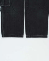 Vintage 1990s Nevada Contrast Stitch Ultra Wide Leg Denim Skater Jeans - W26 L28