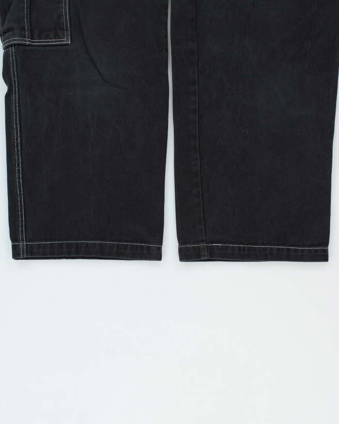 Vintage 1990s Nevada Contrast Stitch Ultra Wide Leg Denim Skater Jeans - W26 L28