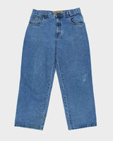 Vintage 1990s Freeworld USA Ultra Wide Leg Denim Jeans - W36 L32