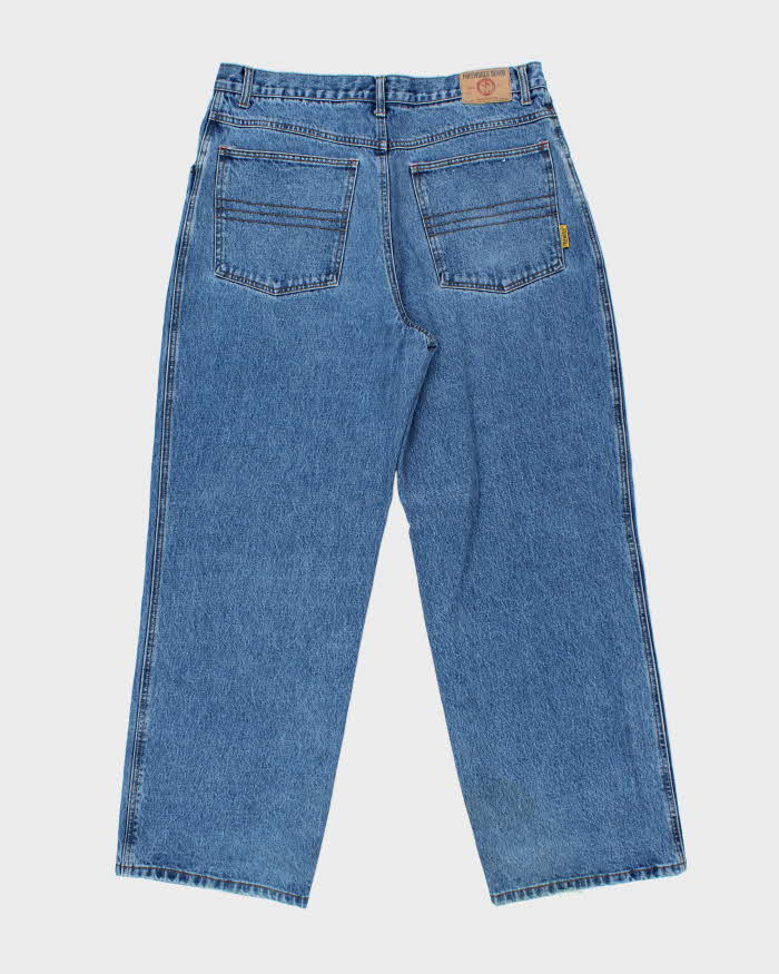 Vintage 1990s Freeworld USA Ultra Wide Leg Denim Jeans - W36 L32