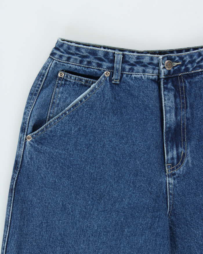 Vintage 1990s Contrast USA Ultra Wide Leg Denim Skater Jeans - W28 L29