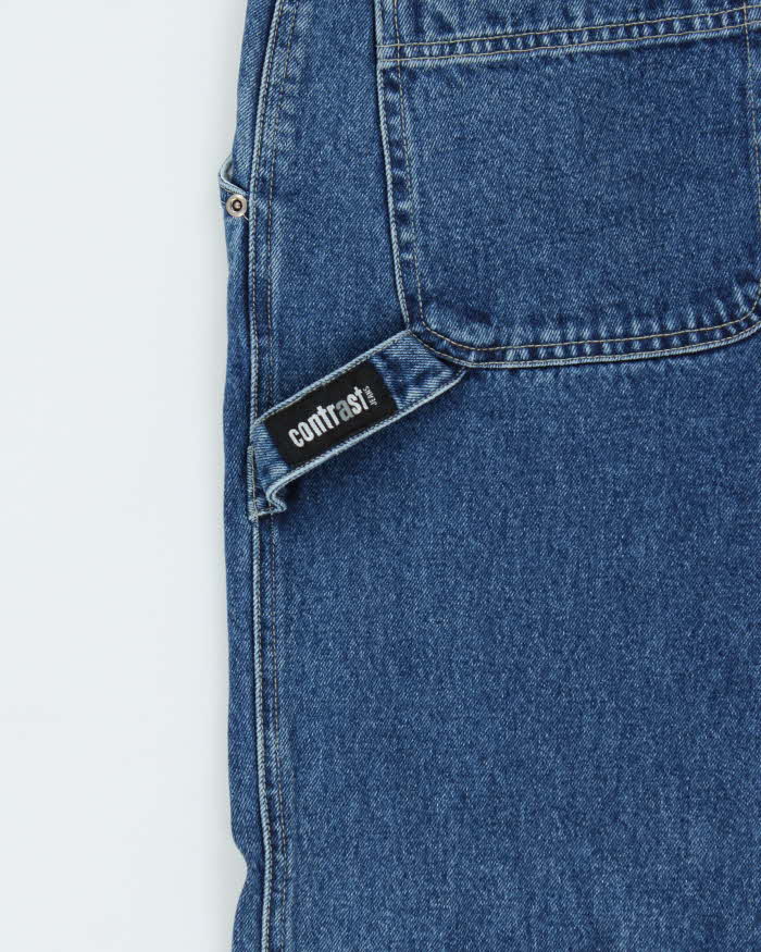 Vintage 1990s Contrast USA Ultra Wide Leg Denim Skater Jeans - W28 L29