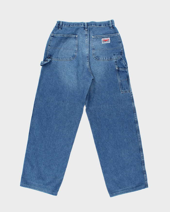 Vintage 1990s Ikeda Ultra Wide Leg Denim Skater Jeans - W31 L30