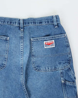 Vintage 1990s Ikeda Ultra Wide Leg Denim Skater Jeans - W31 L30