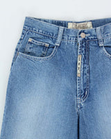 Vintage 1990s Tex USA Straight Wide Denim Jeans - W29 L32