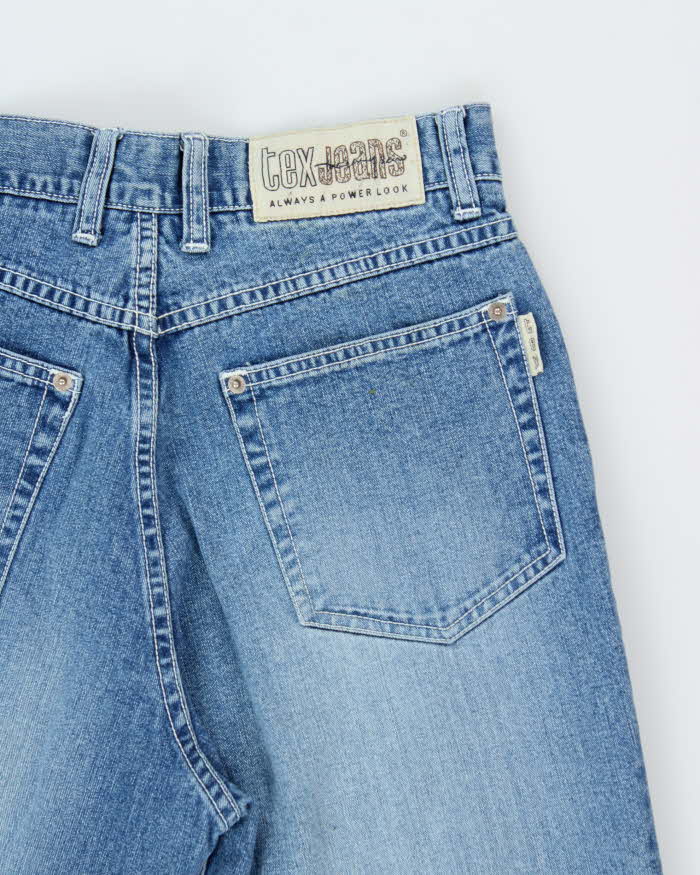 Vintage 1990s Tex USA Straight Wide Denim Jeans - W29 L32