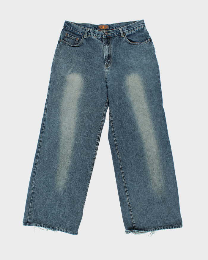 Vintage 1990s 1901+1404 Homme Ultra Wide Leg Denim Jeans - W32 L30