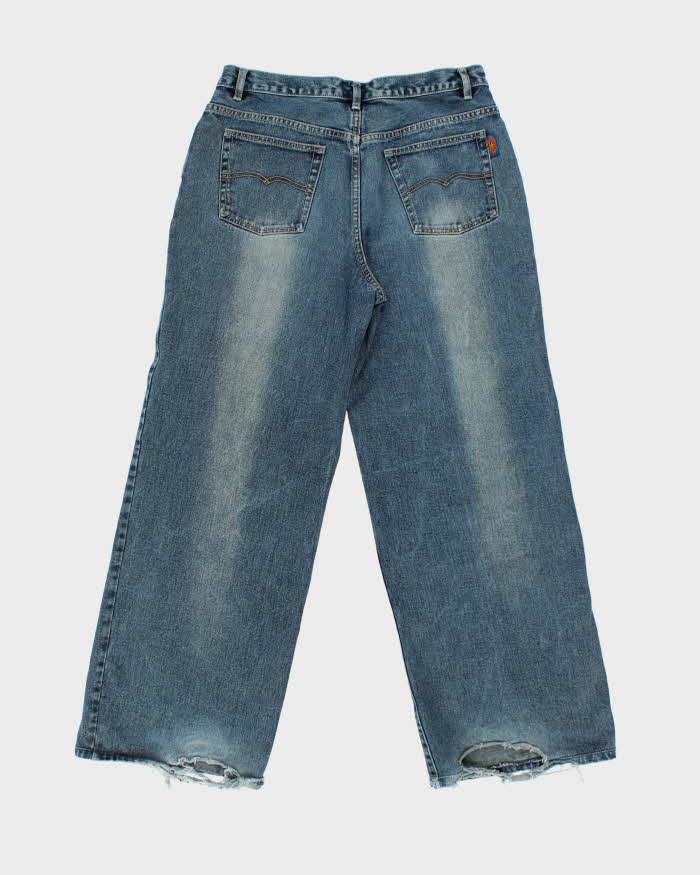 Vintage 1990s 1901+1404 Homme Ultra Wide Leg Denim Jeans - W32 L30