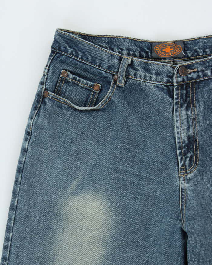 Vintage 1990s 1901+1404 Homme Ultra Wide Leg Denim Jeans - W32 L30