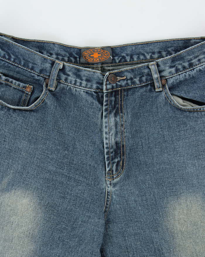 Vintage 1990s 1901+1404 Homme Ultra Wide Leg Denim Jeans - W32 L30