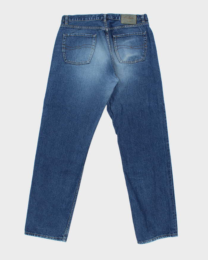 Vintage 1990s Silver Clothing Straight Wide Leg Denim Jeans - W36 L34