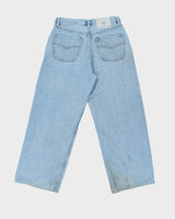 Vintage 1990s Silver Clothing Ultra Wide Leg Denim Jeans - W32 L30