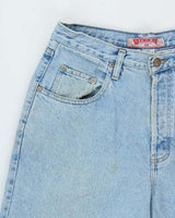 Vintage 1990s Silver Clothing Ultra Wide Leg Denim Jeans - W32 L30