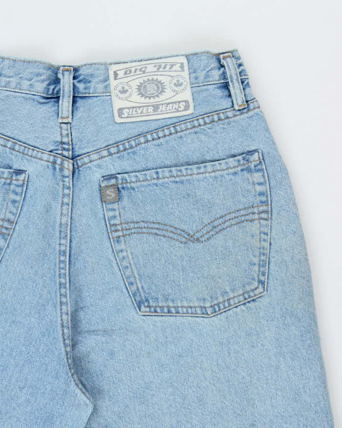 Vintage 1990s Silver Clothing Ultra Wide Leg Denim Jeans - W32 L30