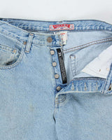 Vintage 1990s Silver Clothing Ultra Wide Leg Denim Jeans - W32 L30