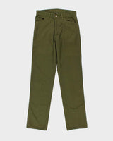 Vintage 1980s Sears Roebucks Perma Prest Khaki Denim Straight Leg Jeans - W31 L34