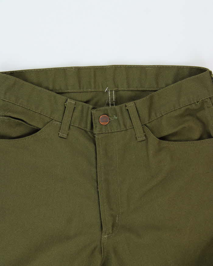 Vintage 1980s Sears Roebucks Perma Prest Khaki Denim Straight Leg Jeans - W31 L34