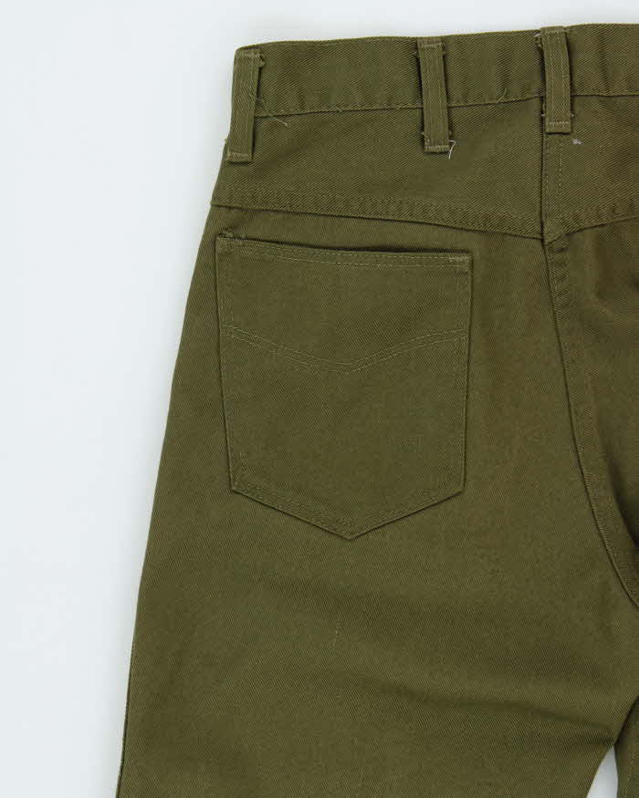 Vintage 1980s Sears Roebucks Perma Prest Khaki Denim Straight Leg Jeans - W31 L34